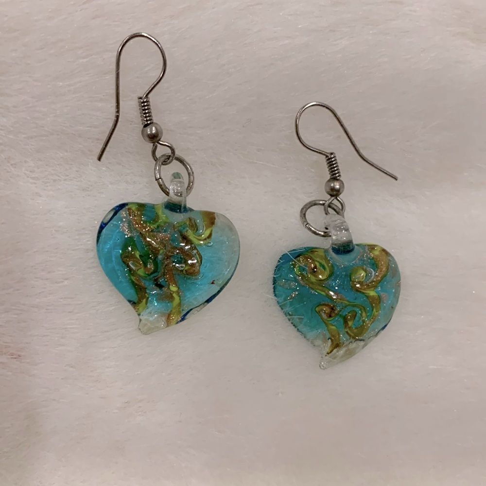 Glass earrings 
